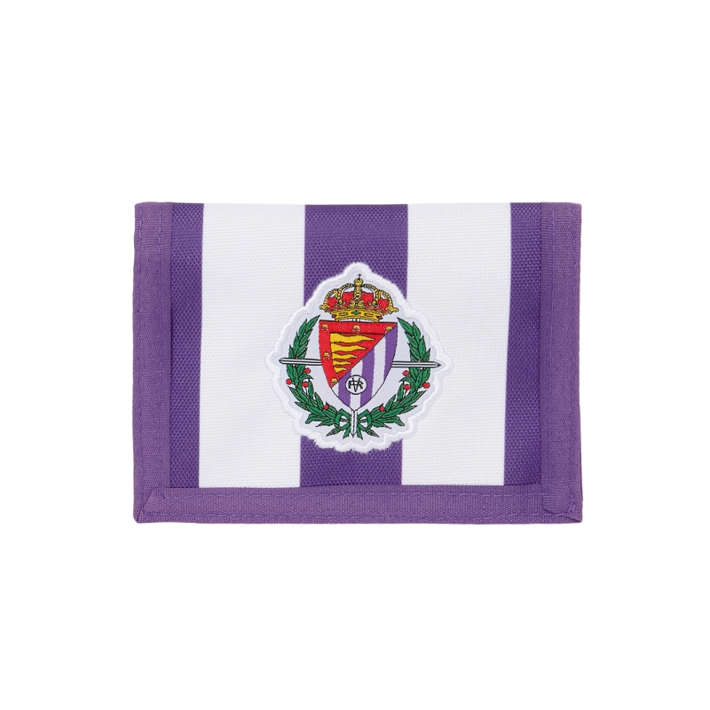 Portefeuille Real Valladolid violet avec scratch 125 x 10 x 95 mm