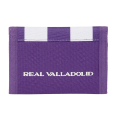 Portefeuille Real Valladolid violet avec scratch 125 x 10 x 95 mm