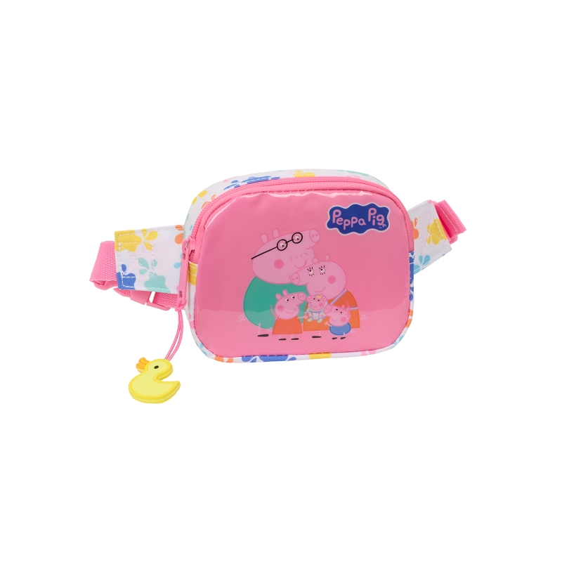 Sac banane enfant Peppa Pig rose 0,62L Safta