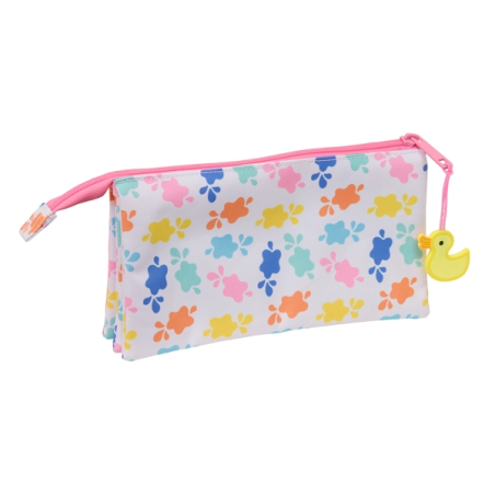 Trousse Peppa Pig 3 compartiments rose 0,6L 220x30x120mm