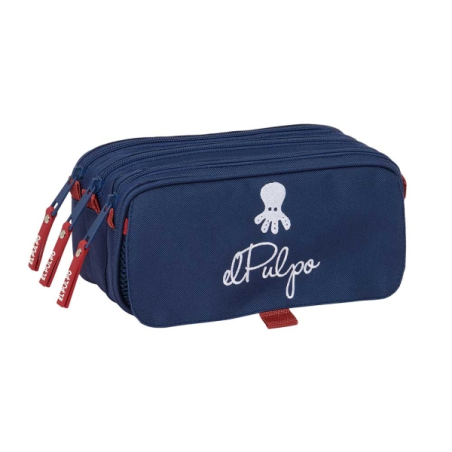 sac bleu marine trois compartiments