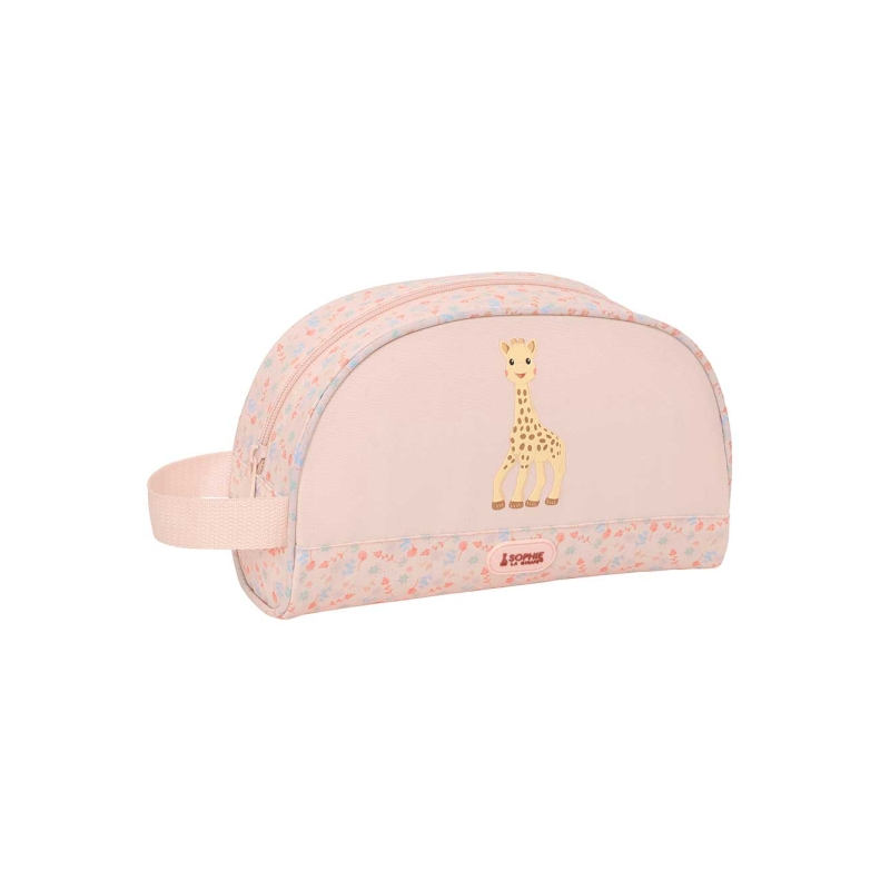 Trousse de toilette Safta Sophie la Girafe 3,75L rose pastel