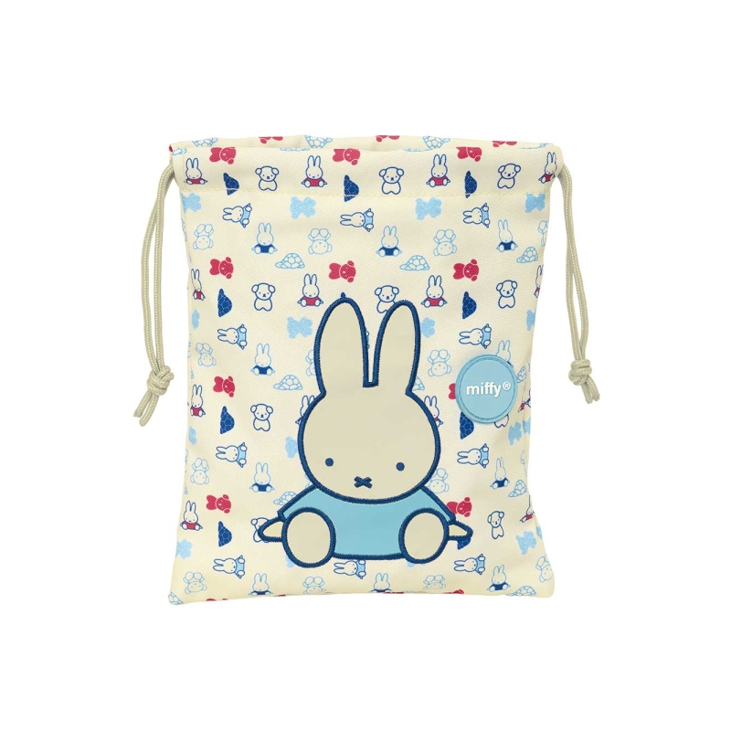 Sac à cordon Safta Miffy Buddy 1L recyclé beige 20x25 cm Sac à cordon Safta Miffy Buddy 1L recyclé beige 20x25 cm