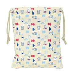 Sac à cordon Safta Miffy Buddy 1L recyclé beige 20x25 cm