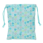 Sac à cordon Safta Miffy Friends 1L bleu clair 20x25 cm