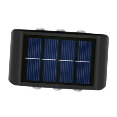 ✅ Elbat Applique Solaire LED 150lm - Panneau Solaire Intégré 2V, 150mAh - Batterie 1.2V, 600mAh couleur Noir en stock