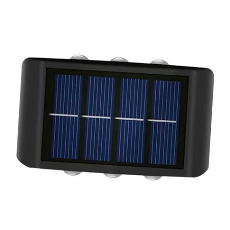 ✅ Elbat Applique Solaire LED 150lm - Panneau Solaire Intégré 2V, 150mAh - Batterie 1.2V, 600mAh couleur Noir en stock