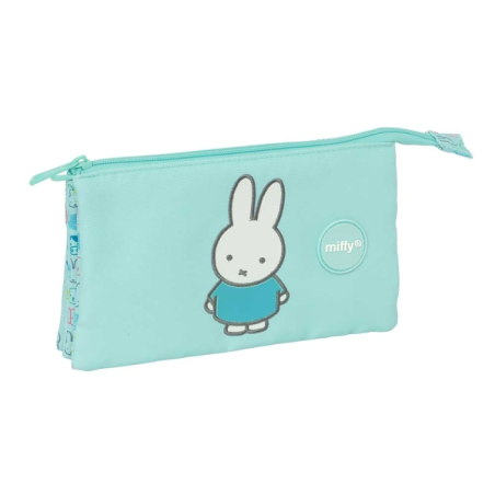 trousse Miffy bleu clair compartiments