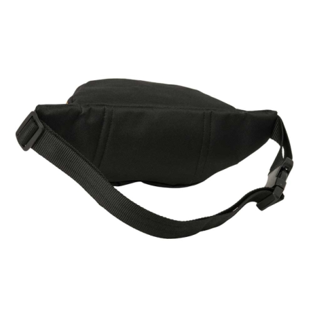 Sac banane Munich noir et bleu 23 x 12 x 9 cm avec poche frontale