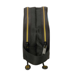 Trousse noire bleue deux compartiments