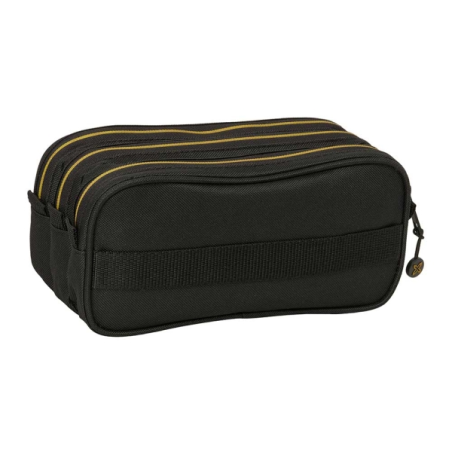 Trousse 3 compartiments Safta Munich noir bleu 21 cm