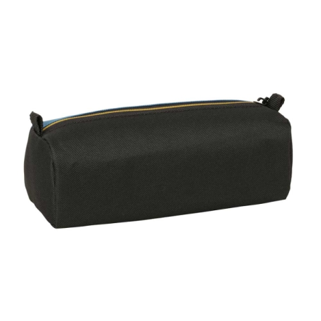 Trousse Safta Munich 1 compartiment noir bleu 21x8x7 cm