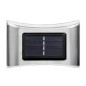 Elbat Applique Solaire LED 150lm - Panneau Solaire Intégré 2V, 120mAh - Batterie 1.2V, 600mAh - Boîtier Inox