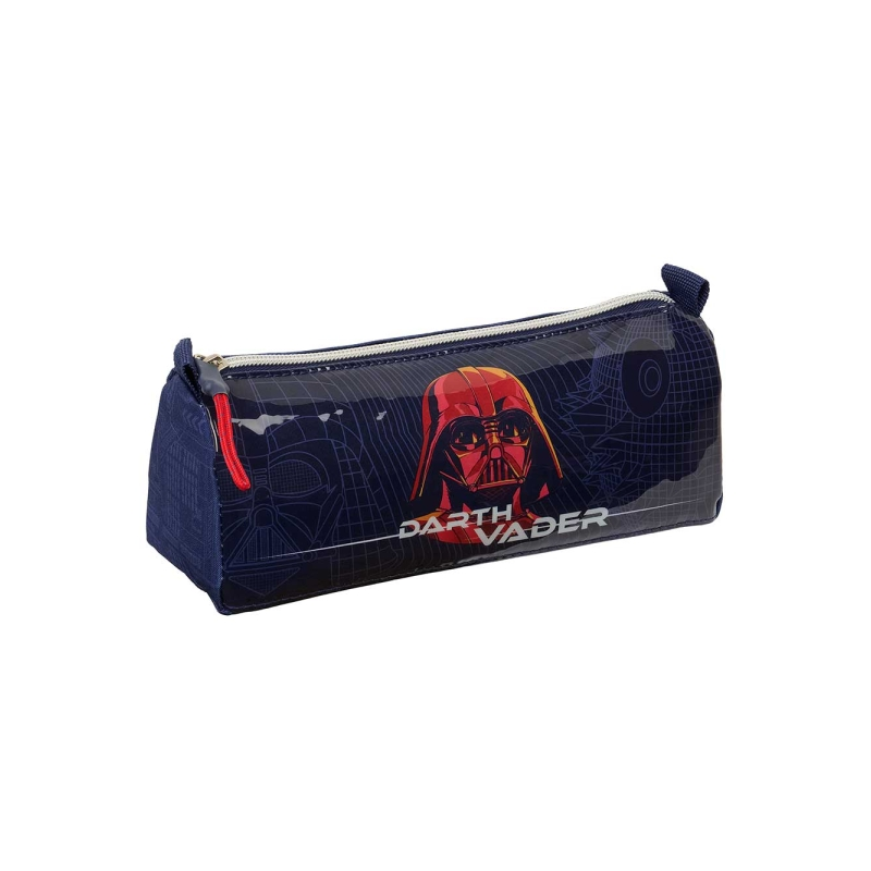 Trousse Star Wars 1 compartiment bleu marine 21x8x7 cm