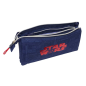 Trousse Star Wars 3 compartiments bleu marine 22x12x3 cm