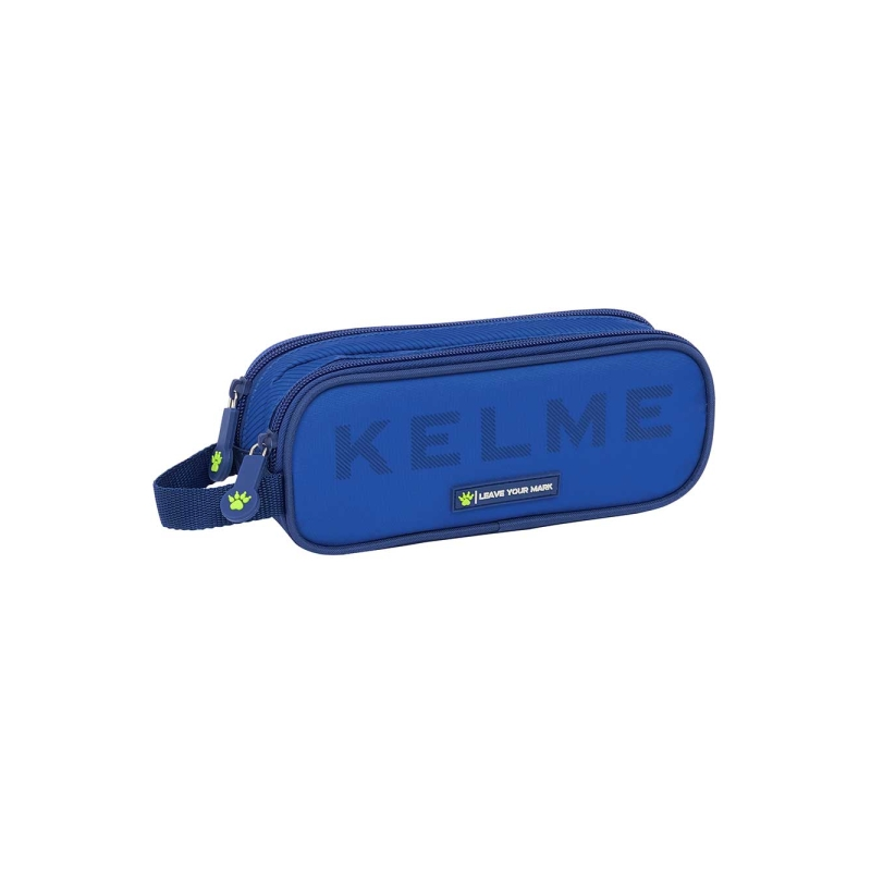 Trousse Safta Kelme bleue 2 compartiments 210x60x80 mm Trousse Safta Kelme bleue 2 compartiments 210x60x80 mm