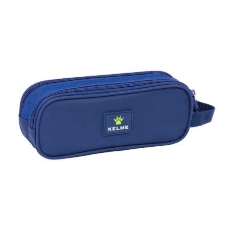 Trousse Safta Kelme bleue 2 compartiments 210x60x80 mm
