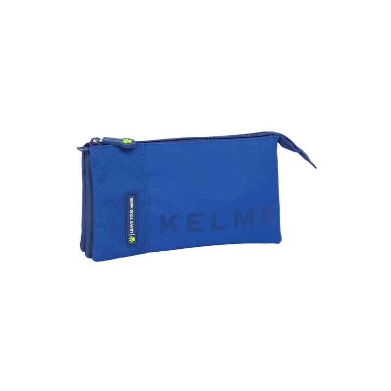 Trousse Safta Kelme bleue 3 compartiments 0,6L
