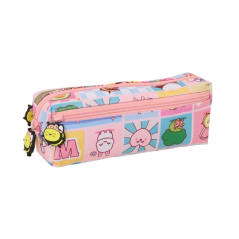 trousse rose trois compartiments Safta