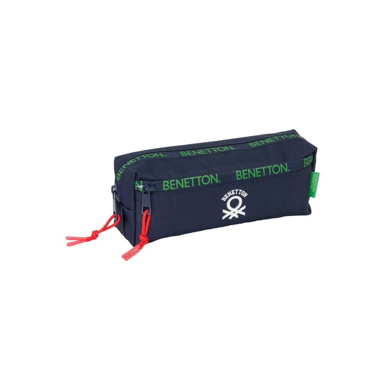 Trousse Safta Benetton Together 3 compartiments bleu marine