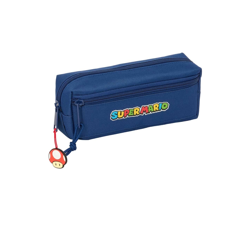 Trousse Super Mario 3 compartiments bleu foncé 0,98L Trousse Super Mario 3 compartiments bleu foncé 0,98L