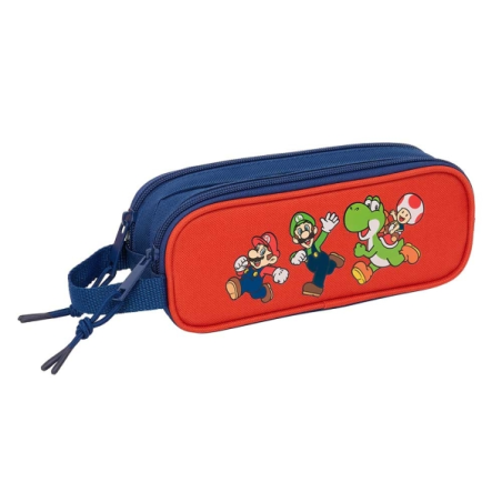 Trousse Super Mario rouge et bleue