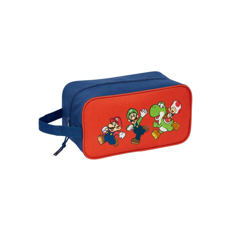 Sac à chaussures Super Mario Safta 6L rouge et bleu