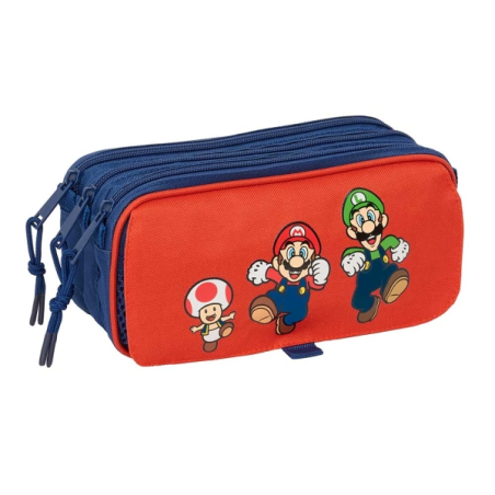 Trousse Super Mario rouge et bleue