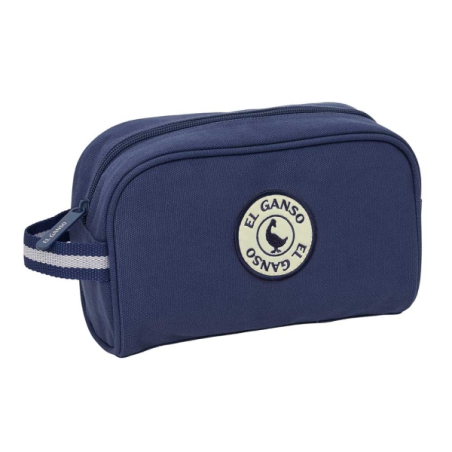 trousse bleu marine poignée latérale