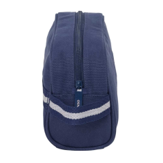 trousse bleu marine poignée latérale