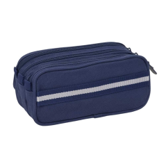 Trousse 3 compartiments Safta el Ganso Jeans bleu marine