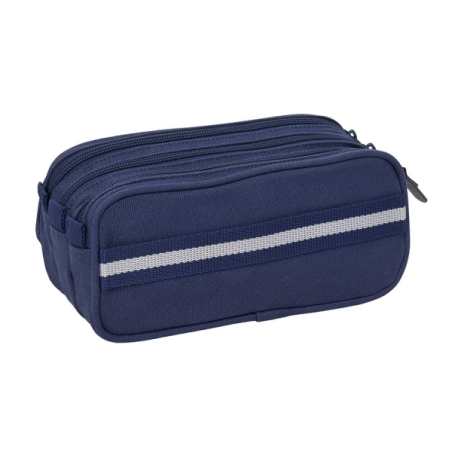 Trousse 3 compartiments Safta el Ganso Jeans bleu marine
