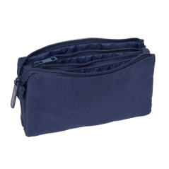 trousse bleu marine trois compartiments