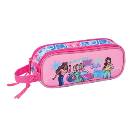 trousse Barbie rose deux compartiments