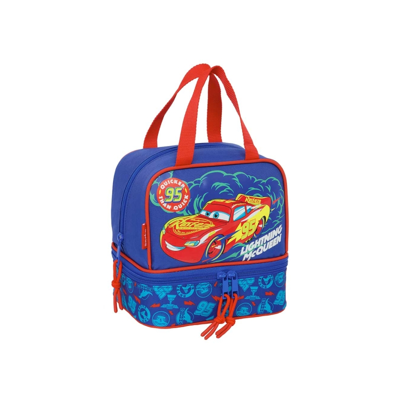 Boîte à lunch Cars 6L bleu avec poignées 200x150x200 mm Boîte à lunch Cars 6L bleu avec poignées 200x150x200 mm