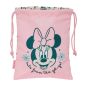 Sac à cordon Minnie Mouse 1L rose pastel 200x250 mm