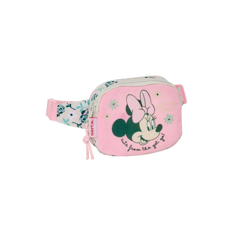 Sac banane Minnie Mouse menthe 0,62L rose pastel