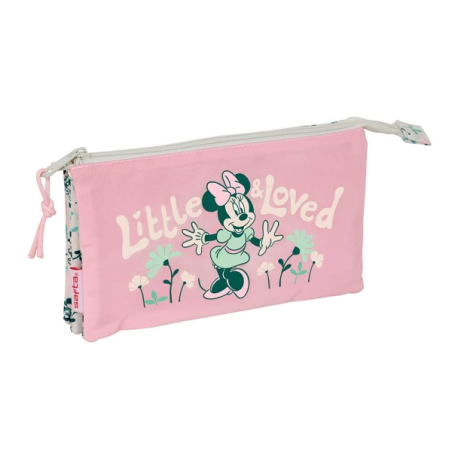 Trousse Minnie Mouse rose pastel