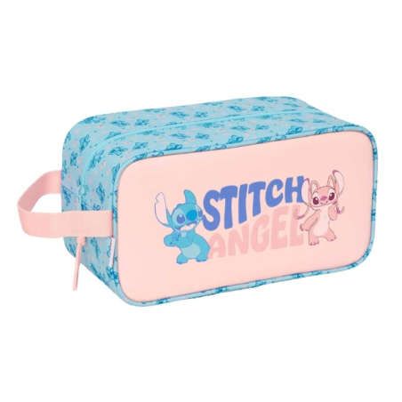 sac à chaussures bleu clair