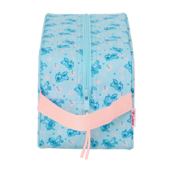 sac à chaussures bleu clair