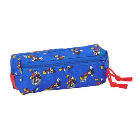 Trousse Mickey Mouse 3 compartiments Safta bleue 0,98L