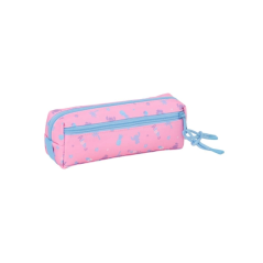 Trousse Safta Stitch 3 compartiments zippés rose 0,98L
