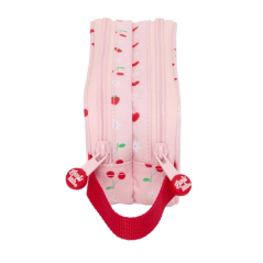Trousse rose deux compartiments