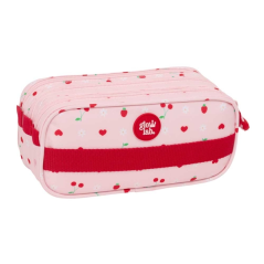 Trousse Glowlab Fruits 3 compartiments rose 1,72L