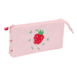 Trousse Safta Glowlab Fruits 3 compartiments rose 0,6L Trousse Safta Glowlab Fruits 3 compartiments rose 0,6L