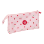 Trousse Safta Glowlab Fruits 3 compartiments rose 0,6L Trousse Safta Glowlab Fruits 3 compartiments rose 0,6L