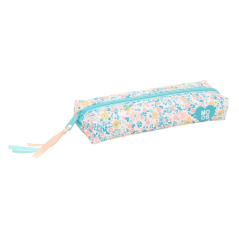 Trousse bleu clair fermeture éclair