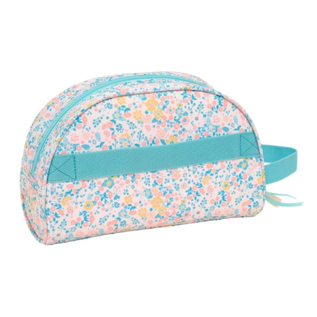 Trousse de toilette Safta Moos Fiori 5L bleu clair