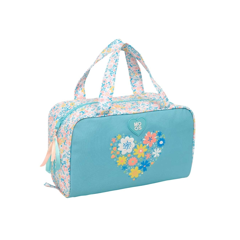 Trousse de toilette Safta Moos Fiori 8L bleu clair Trousse de toilette Safta Moos Fiori 8L bleu clair