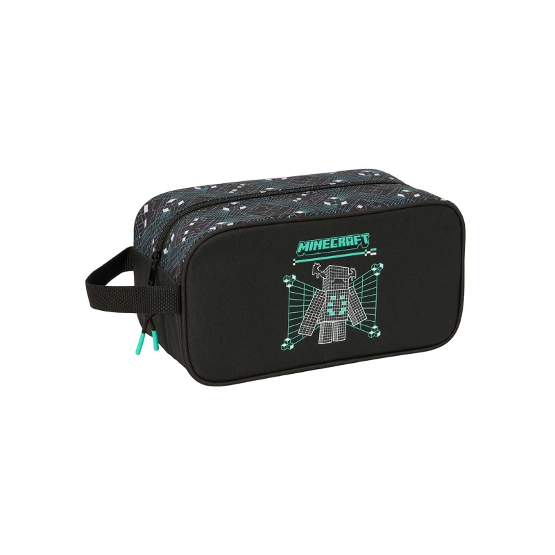 Minecraft Screen Zapatillero 6L Noir 29x15x14cm Safta Minecraft Screen Zapatillero 6L Noir 29x15x14cm Safta